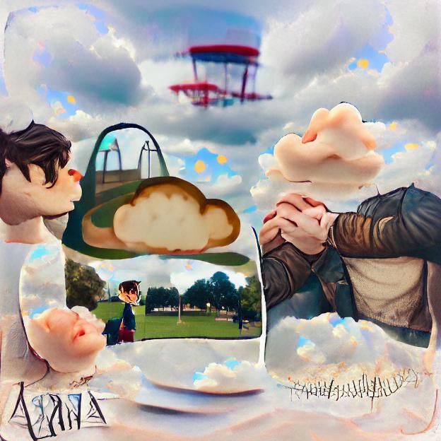 In the distance of the airship, Ezra could see clouds. He never was never one to cloud gaze until Tom took him on a date to the local park. 

It had been a perfect day, they each made each other a lunch and found a spot awa