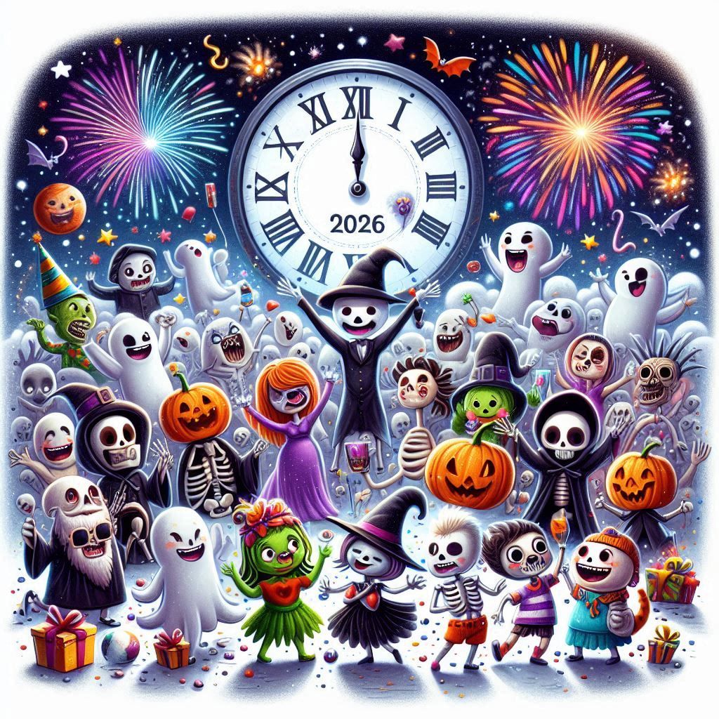 New years, Halloween ball