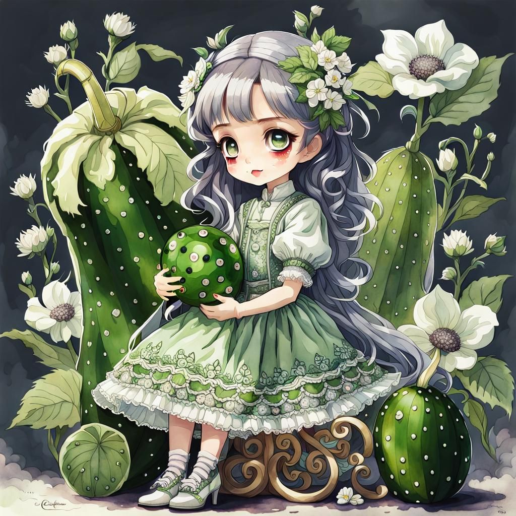 Cucumber girl.