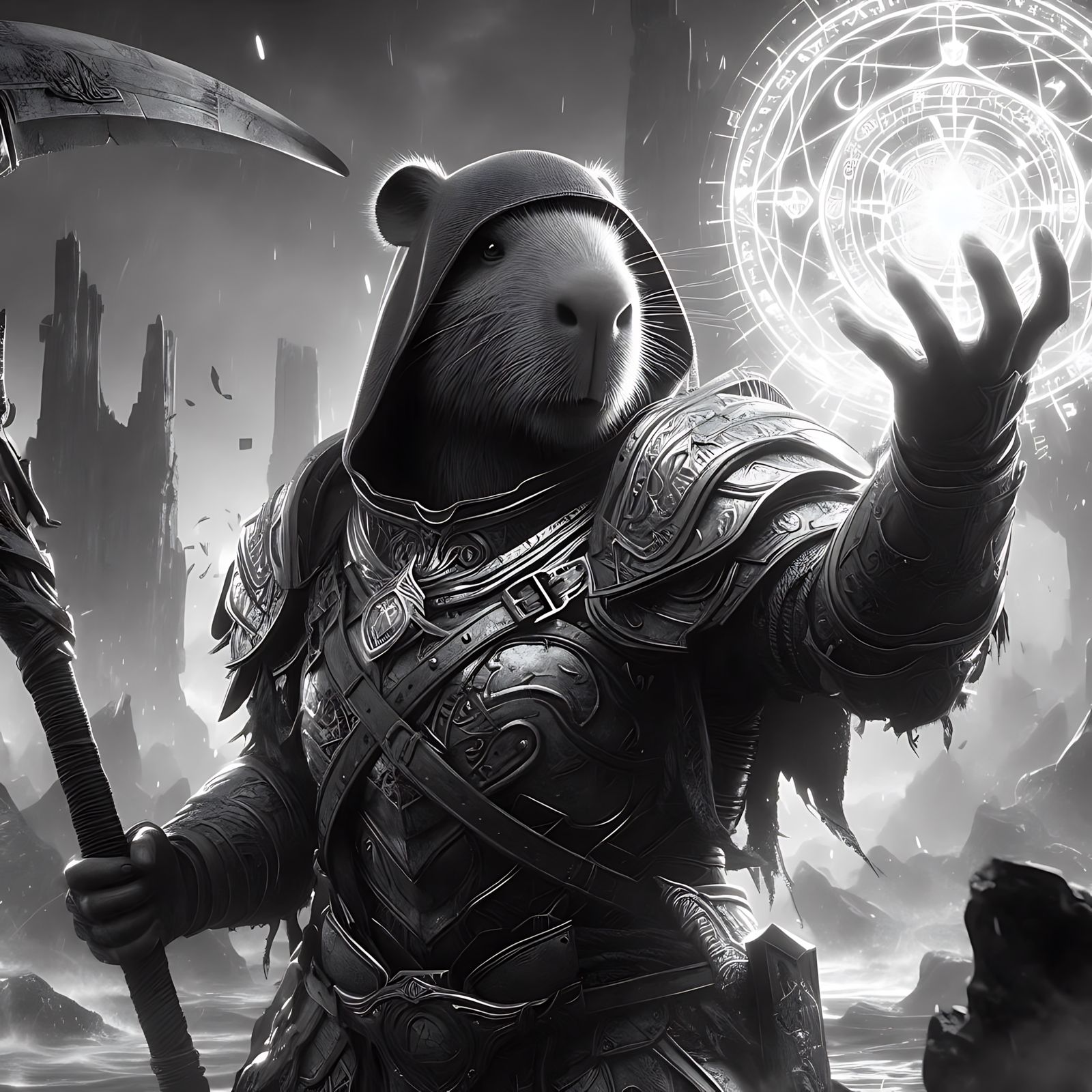 Gothic Capybara (Uploaded)