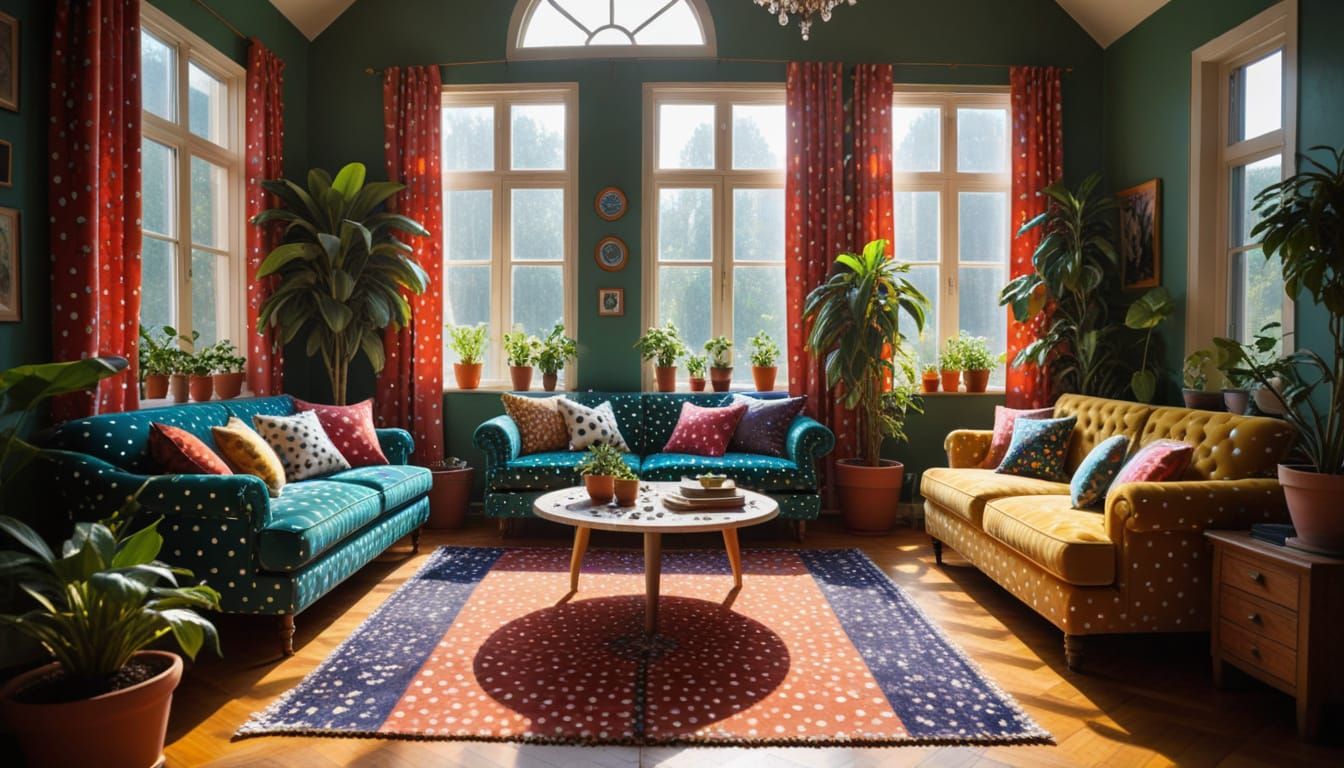 Welcome to the Polka Dot Room  by @Akilpera