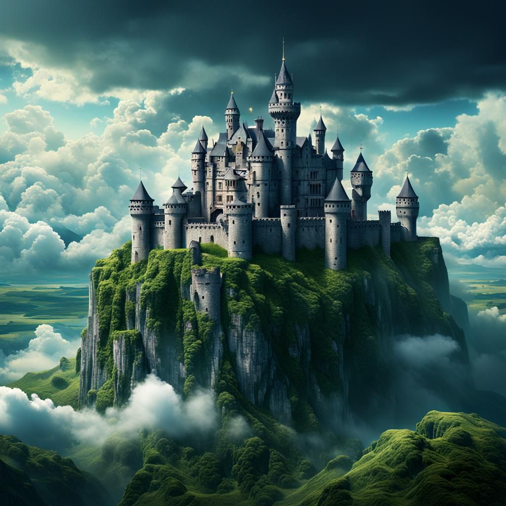 Castle of Storms - AI Generated Artwork - NightCafe Creator