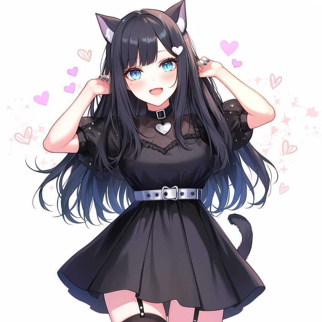 Mei ling as a cat girl
