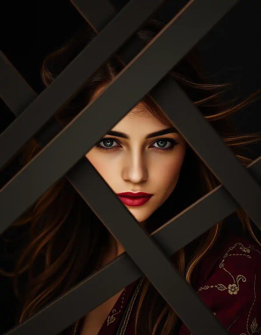 A beautiful woman's portrait