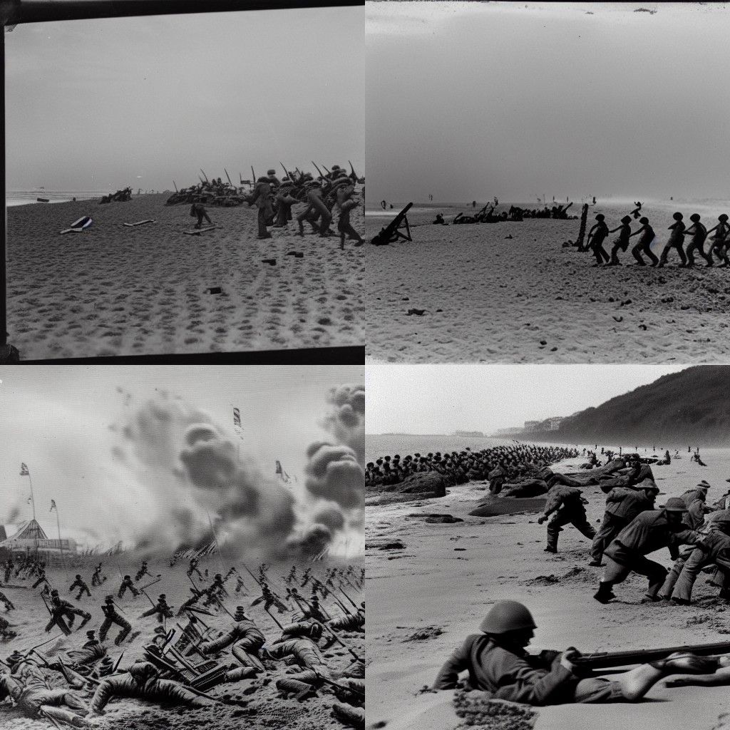 Storming The Beach