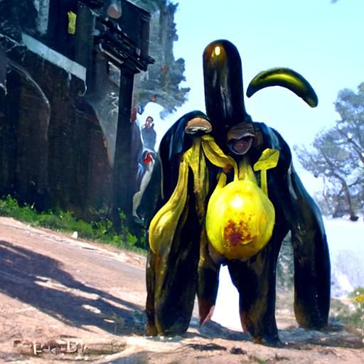 The banana cult finds another member oil painting by James G...