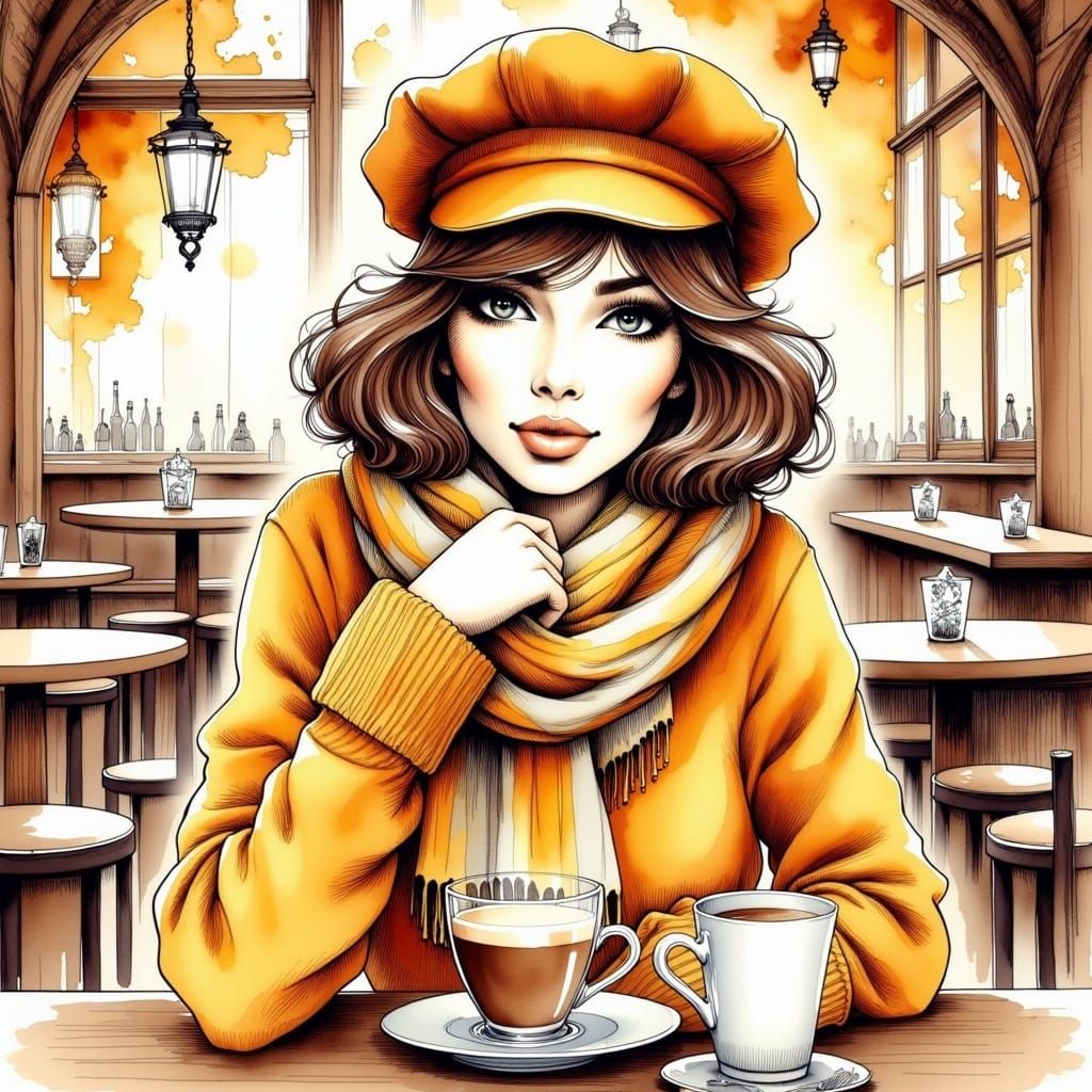 <lora:InkDrawingflux:1.0> 