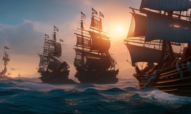 Pirate Fleet  by @The Agkap