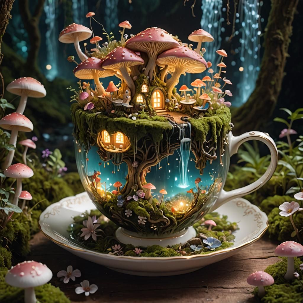 Mushroom Tea  by @undefined