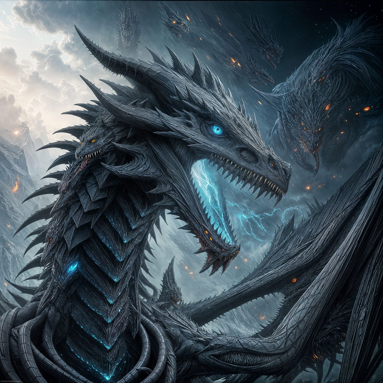 Dragon of Ancient Lore in Vibrant Anime Art Style