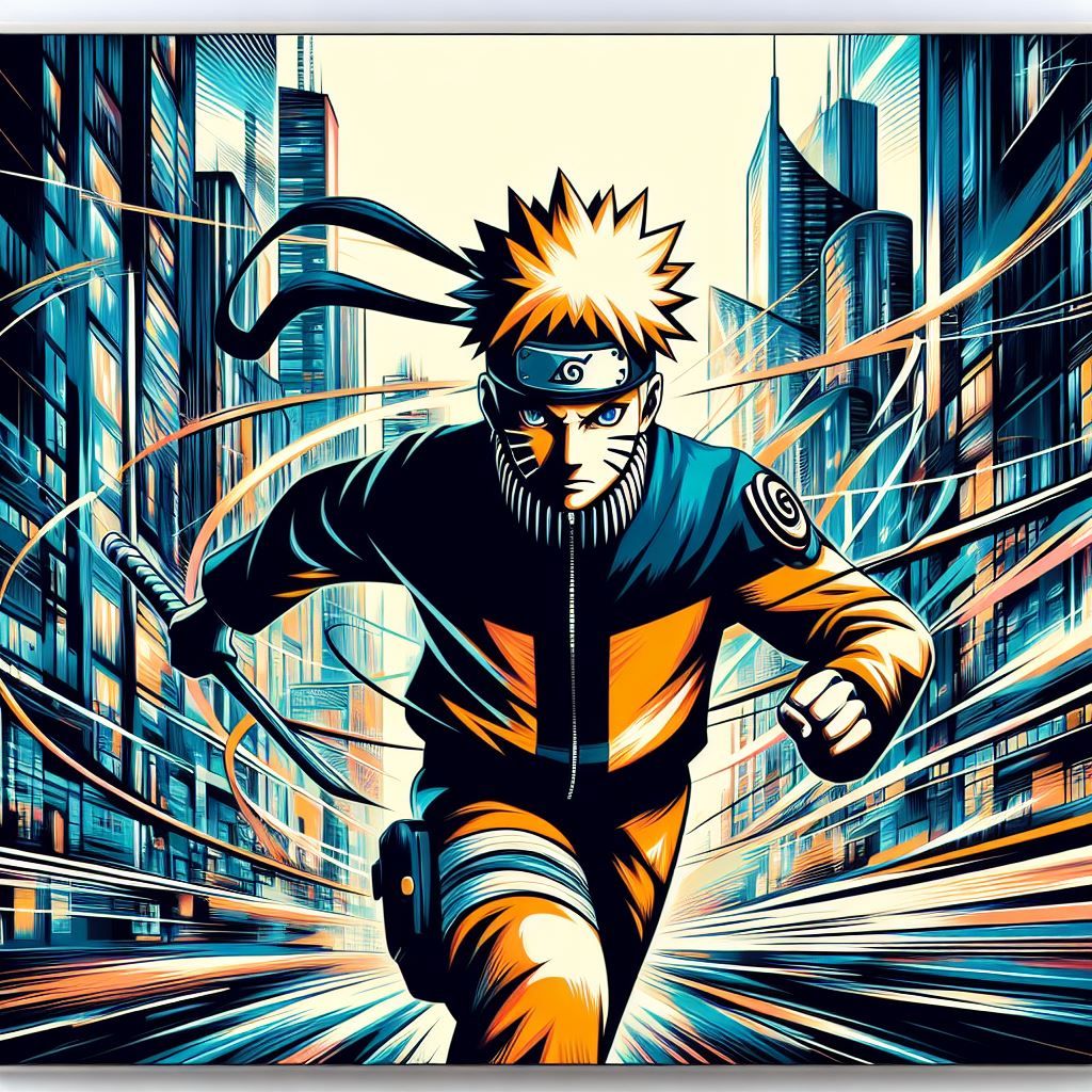 Naruto in the Cityscape