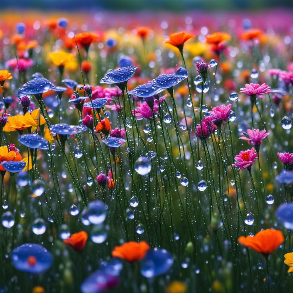 Field of Flowers  by @dongieverse