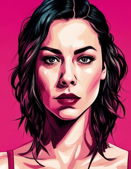 Aubrey Plaza - AI Generated Artwork - NightCafe Creator