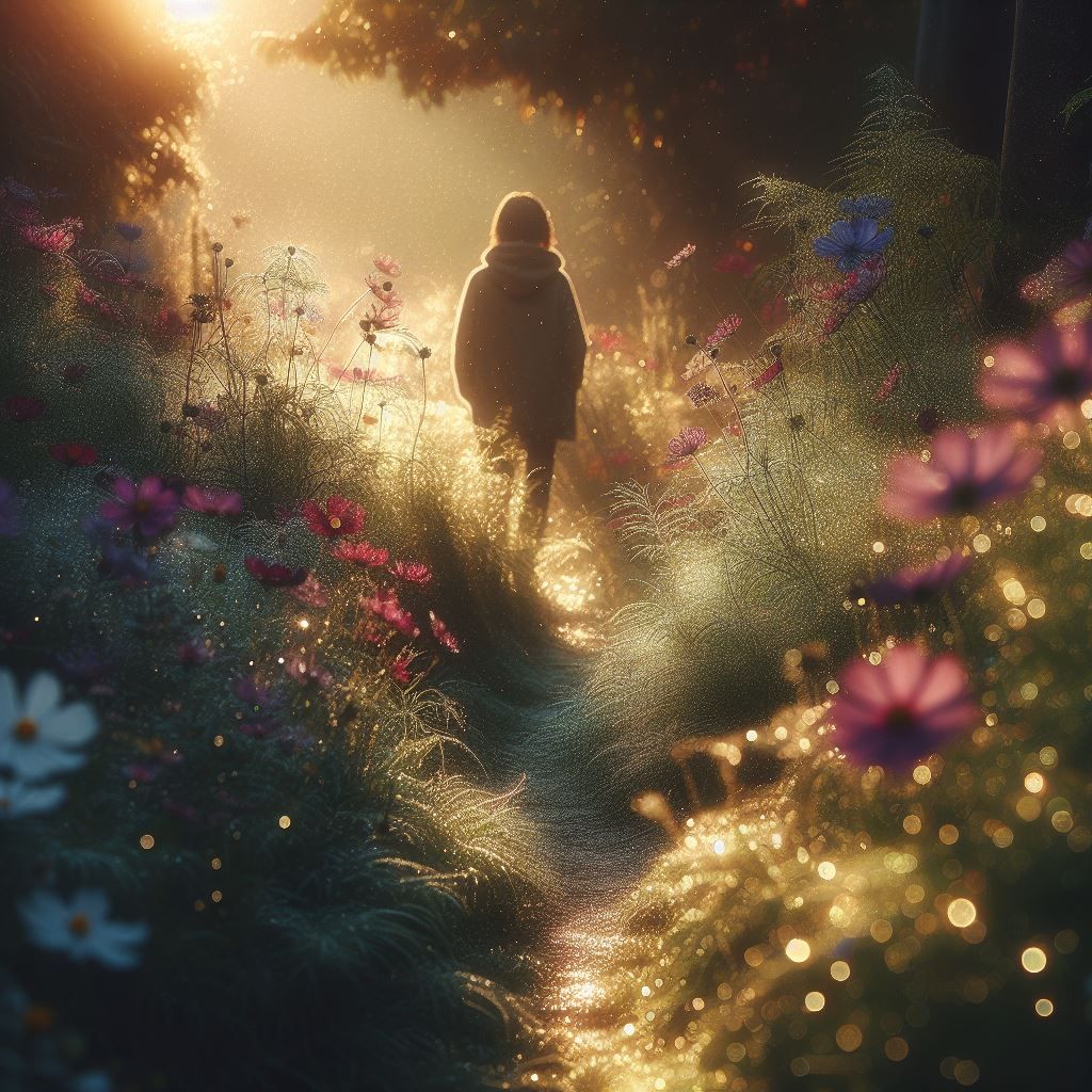 Poème de Paul Verlaine 
Je me suis promené dans le petit jardin Qu’éclairait doucement le soleil du matin, Pailletant ch...