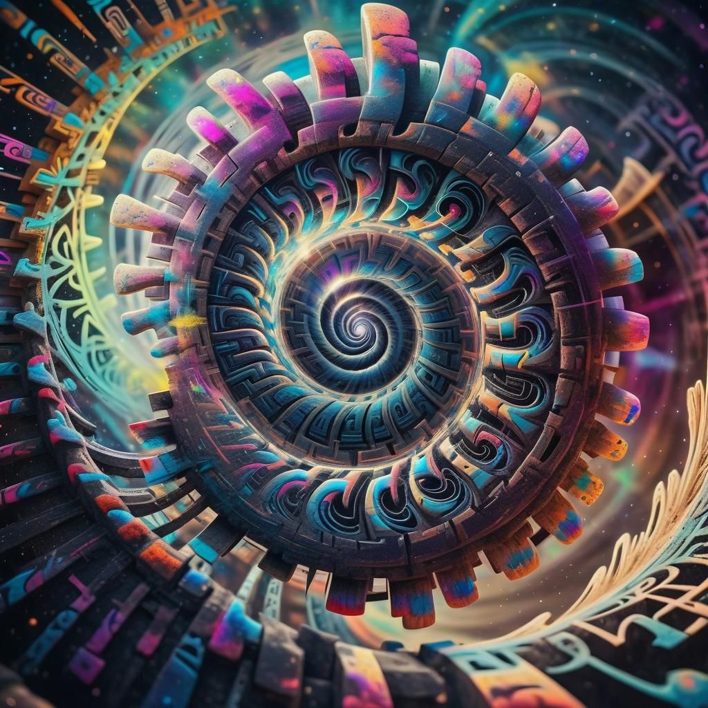 Cosmic spiral psychedelia, 17apr24