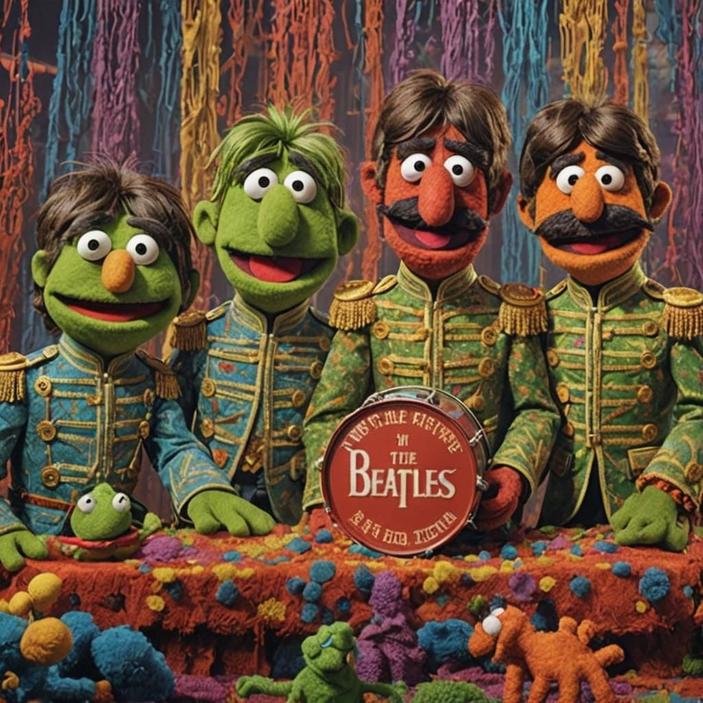 The Beatles as Muppets