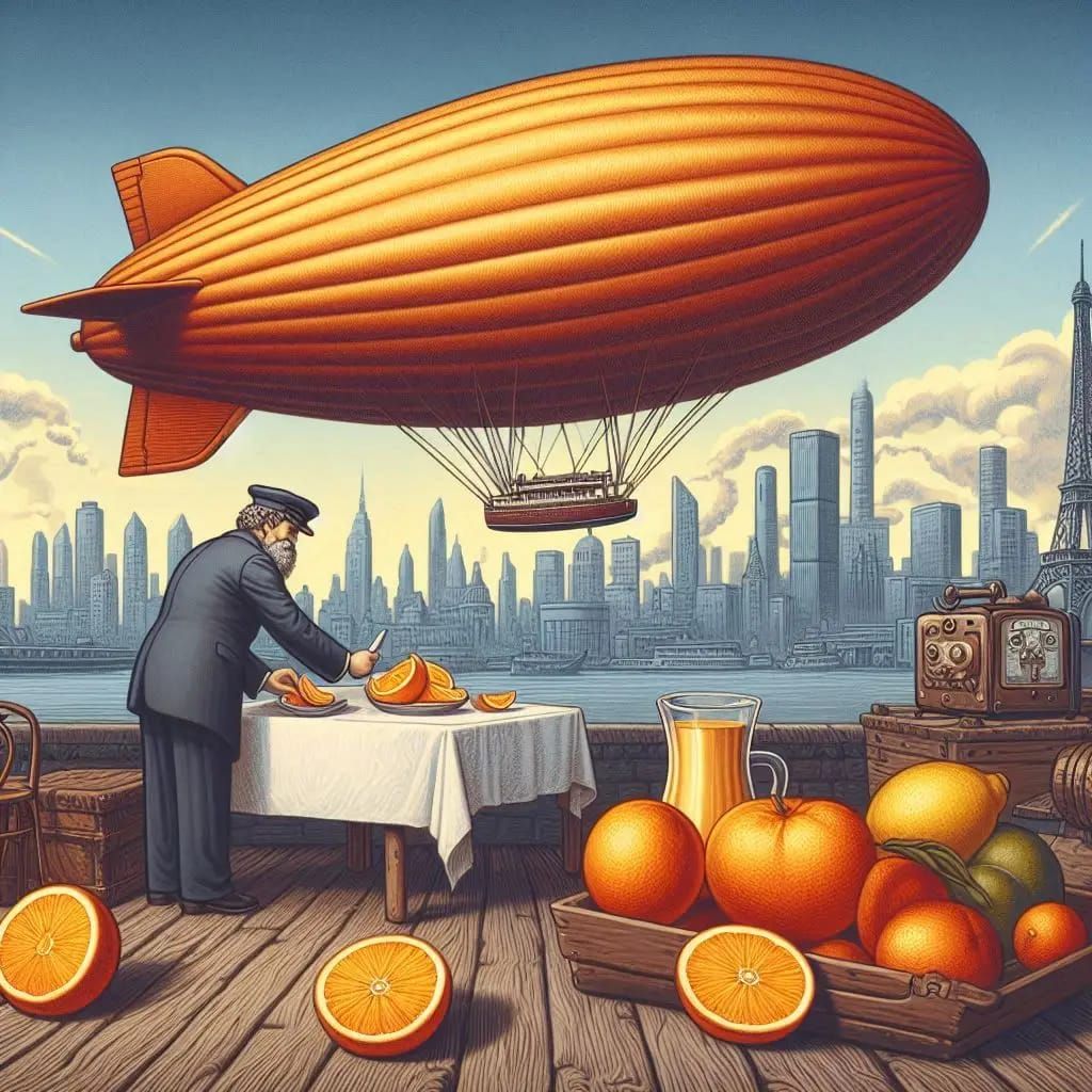 Orange you glad it's a zeppelin
