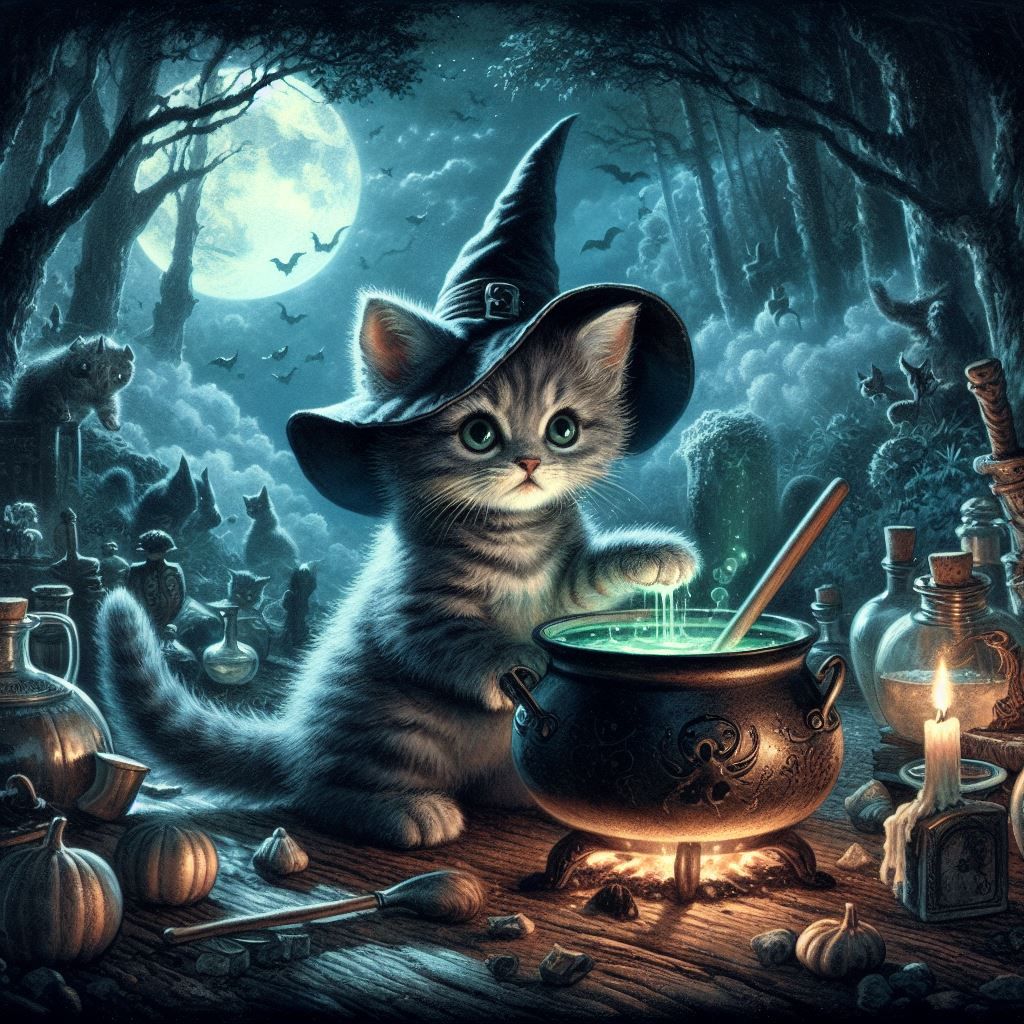 Kitten  witch