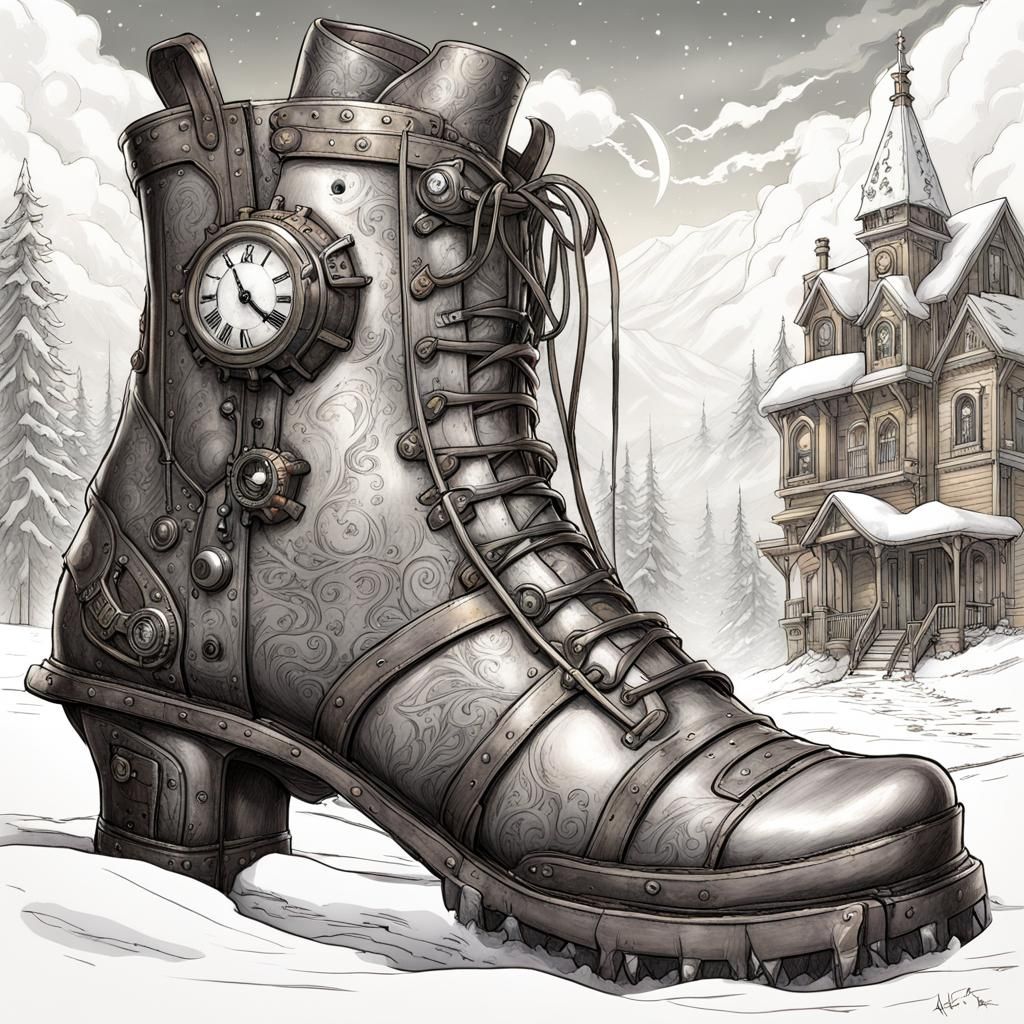 Steampunk boots : r/StableDiffusion