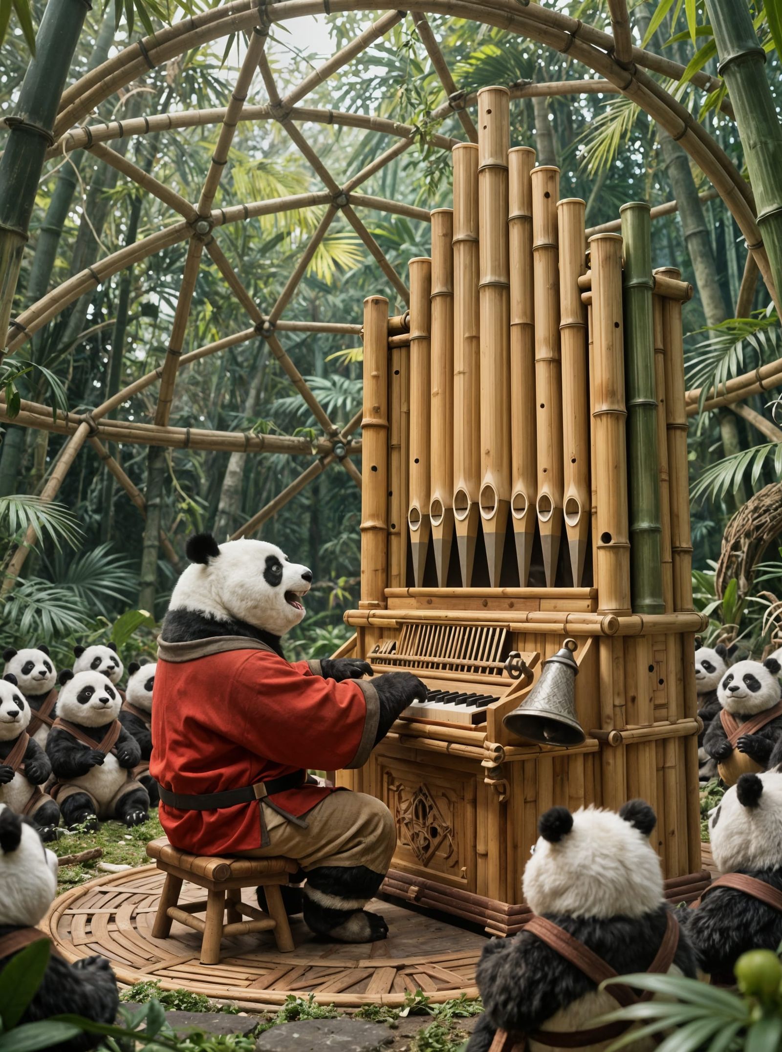 Sing-Along 'Round the Ol' Bamboo Pipe-Organ  by @ing