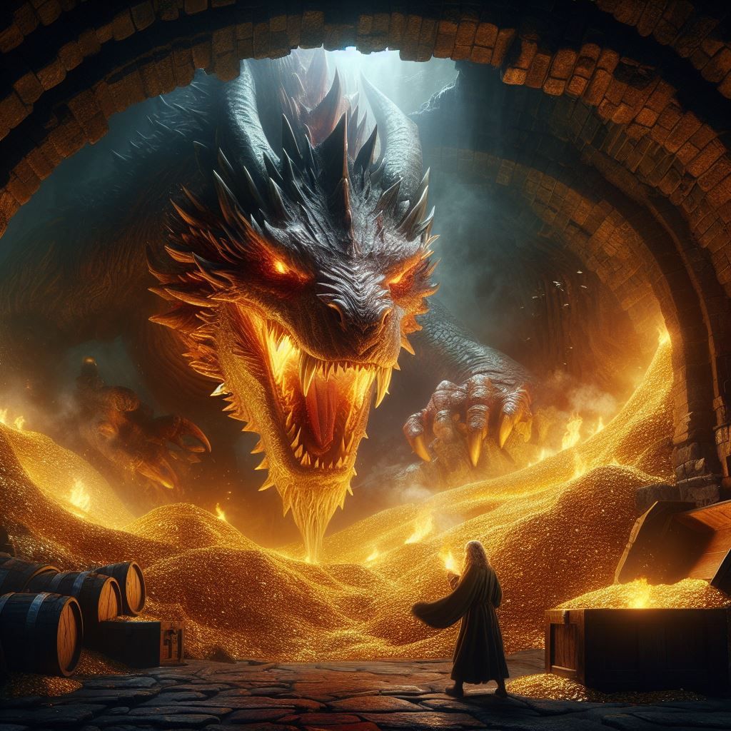 Dragon's Hoard  by @NurseJoyful