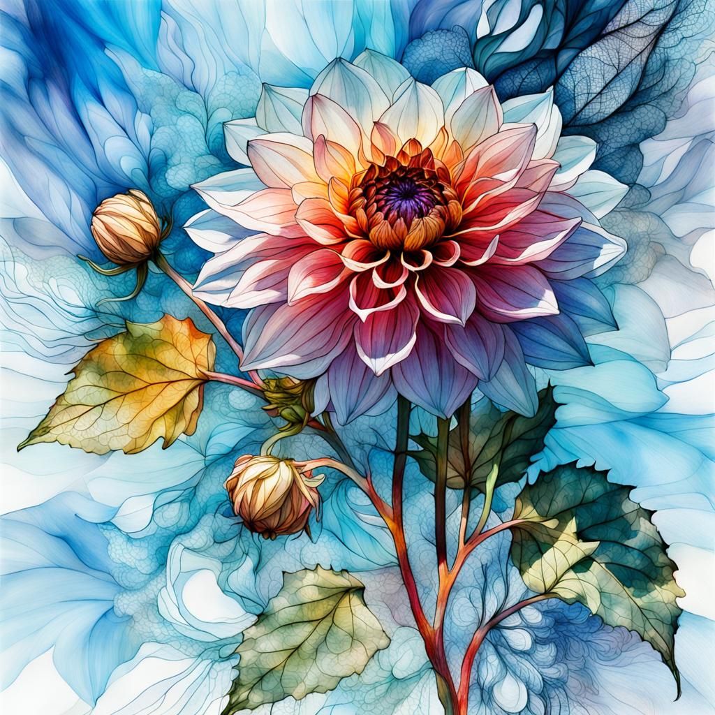 Dahlia Delights  by @Skyangel
