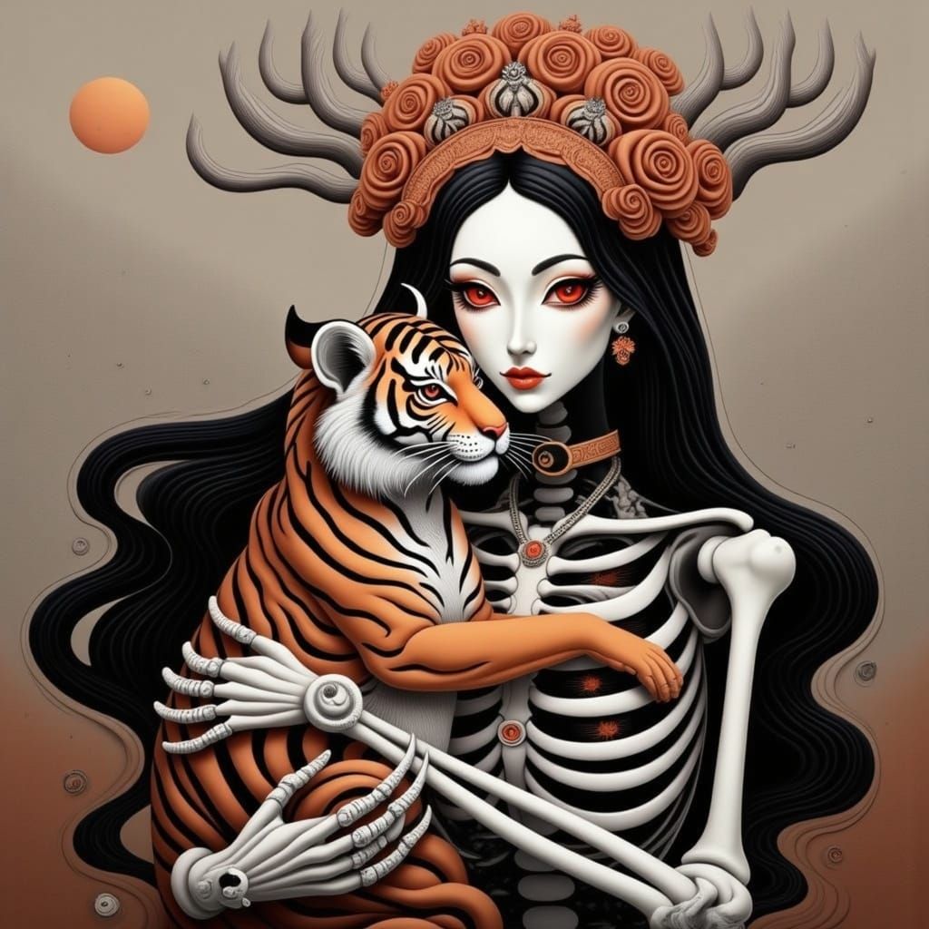 <lora:CINNAMON SWIRLS:1.0> The Tigress