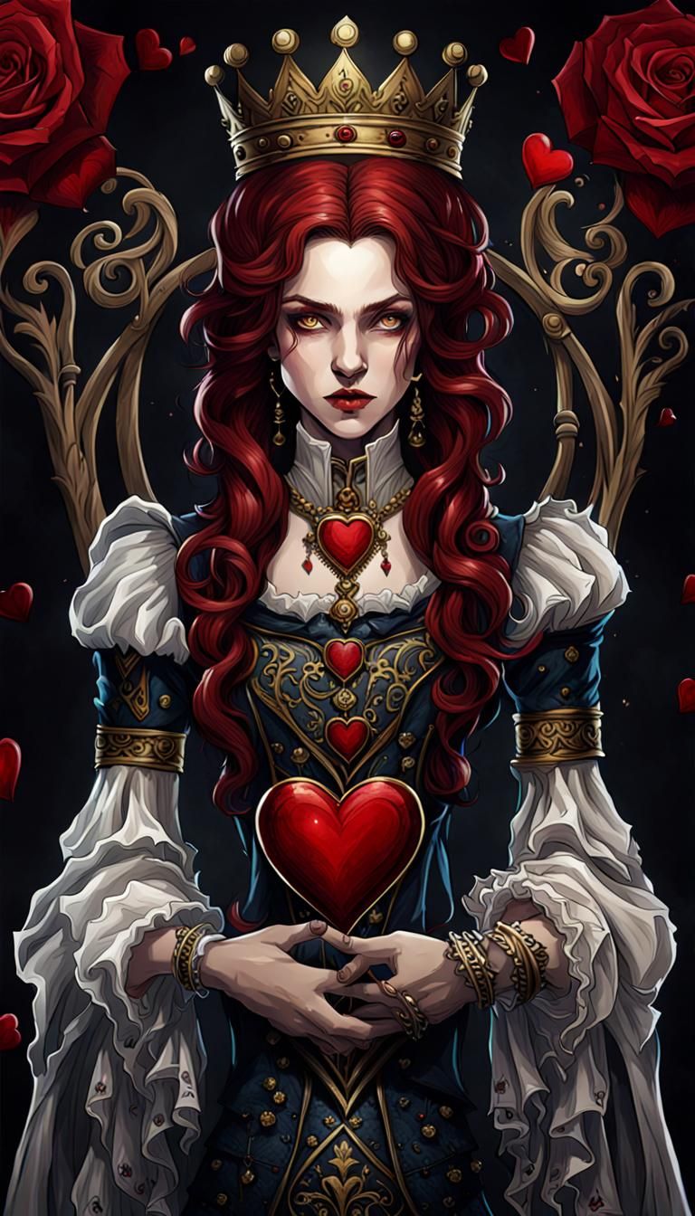 Queen of Hearts  by @CedarStone