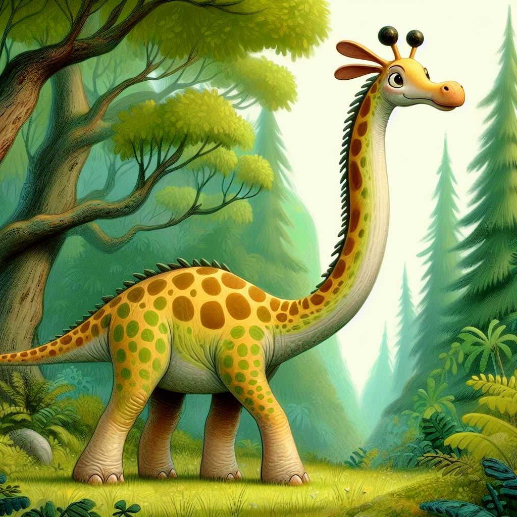 Diplodocus Giraffe - AI Generated Artwork - NightCafe Creator