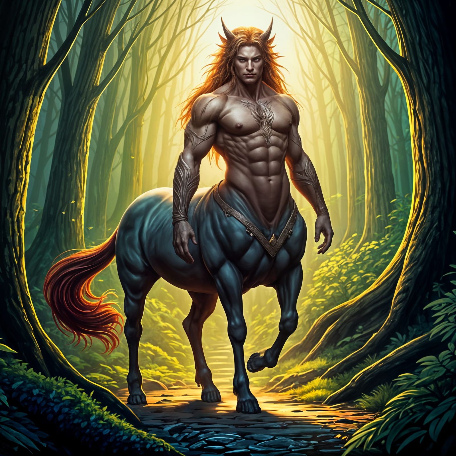 Forest Centaur   by @PlatoTroop