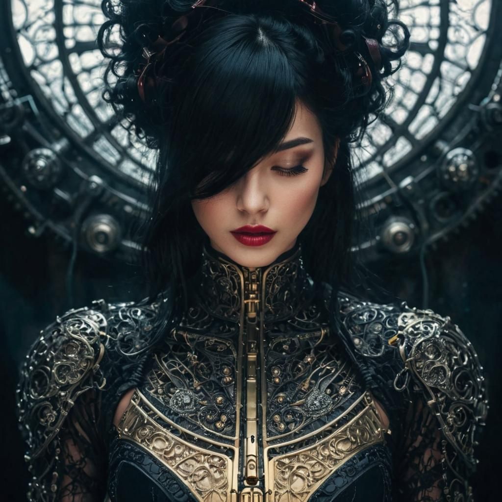 futuristic portrait
