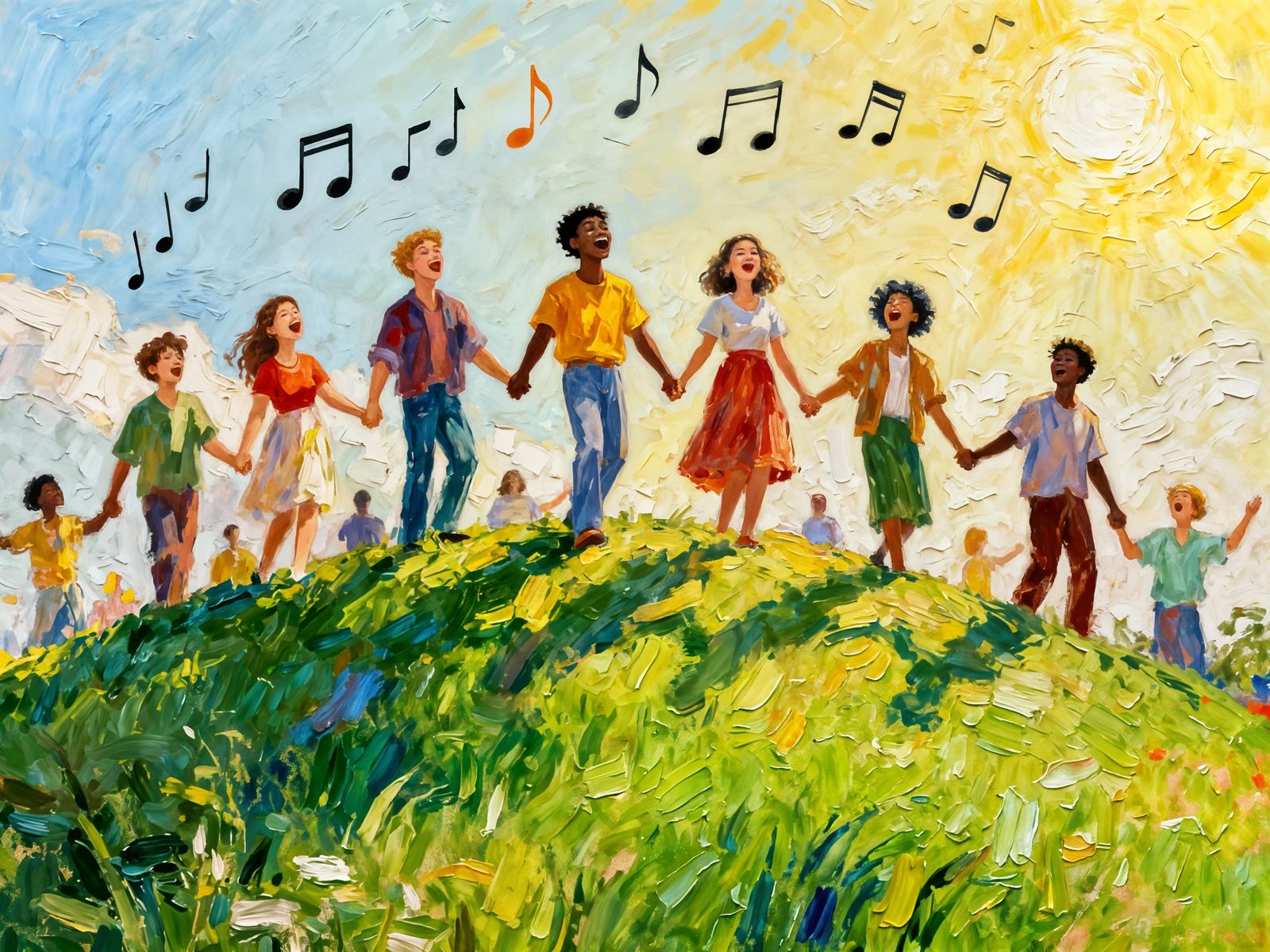 Singing, In Harmony  by @Ajfanthony