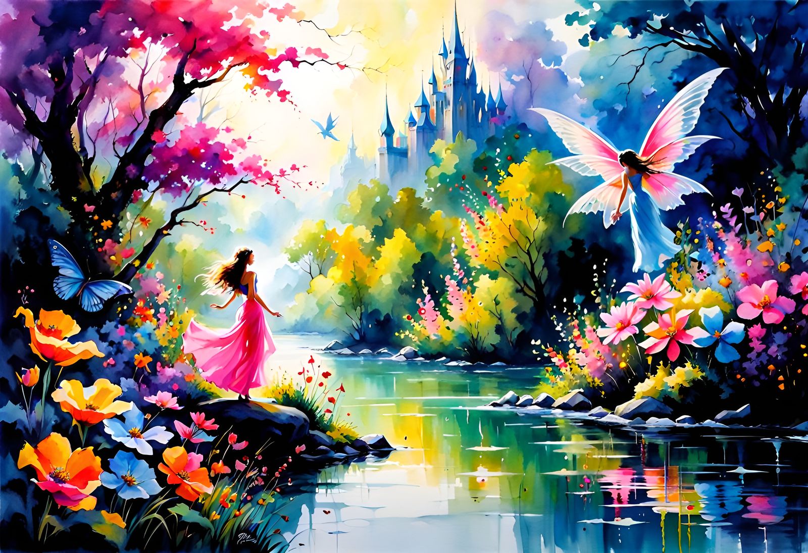 River fairies prompt