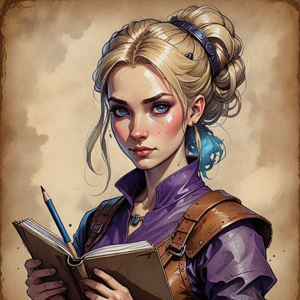 Bella, the explorer, 15 years old