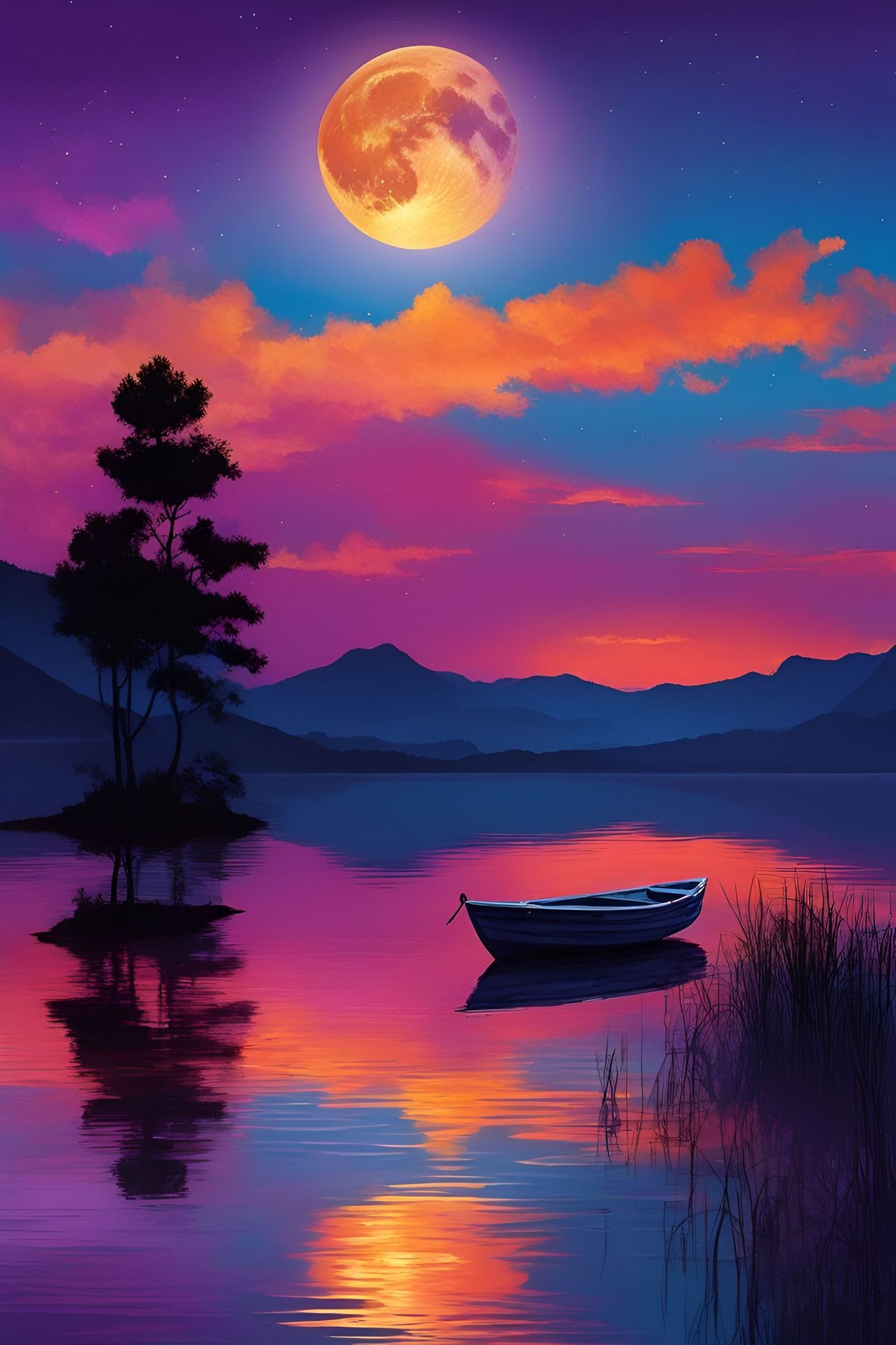 Twilight on the Lake