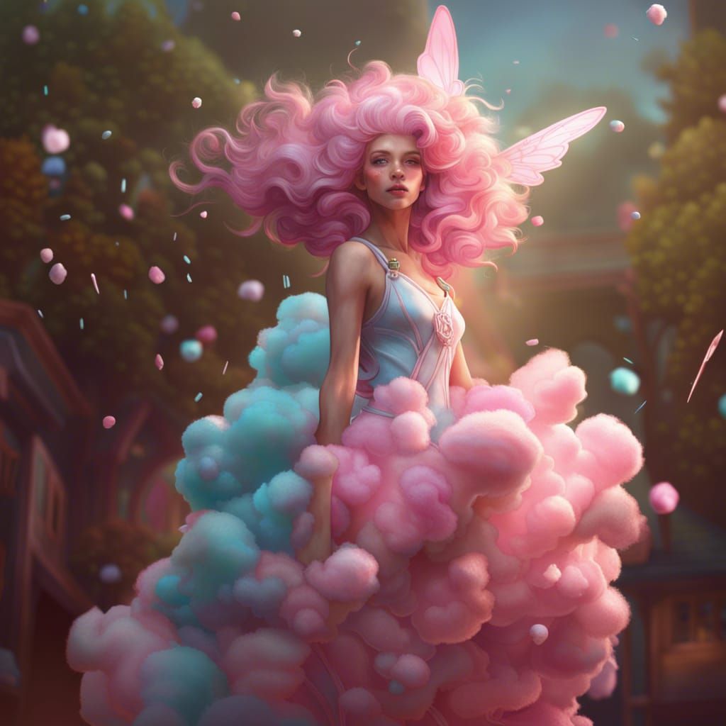 Fairy Floss- Cotton Candy Fairy  by @CatchingZZZ