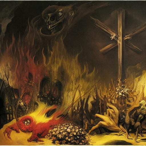 Horrific landscape XLVI