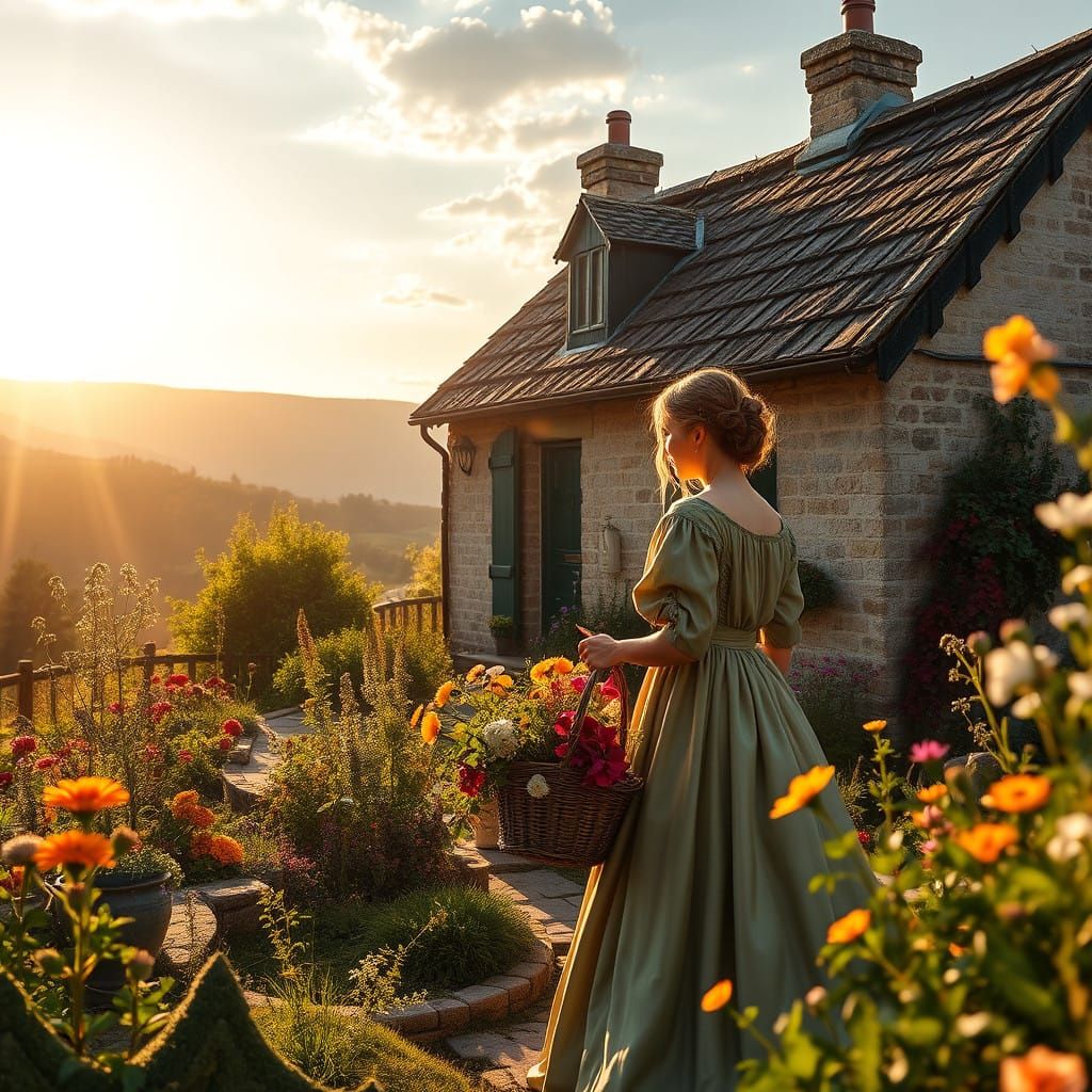 A warm flowerful morning   by @Dakkshi369