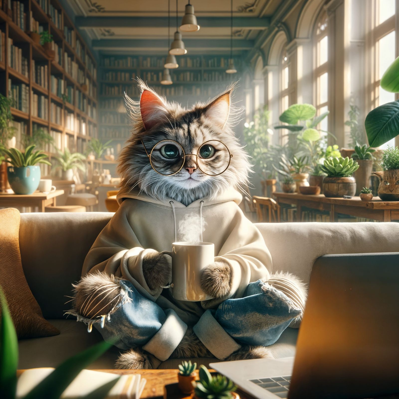 Millennial Meow-ment  by @eFuoriPiove