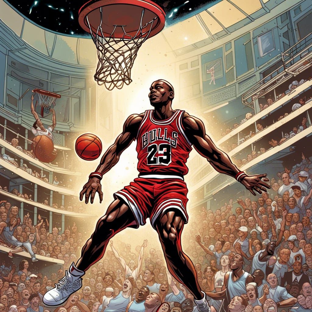 Michael Jordan - AI Generated Artwork - NightCafe Creator