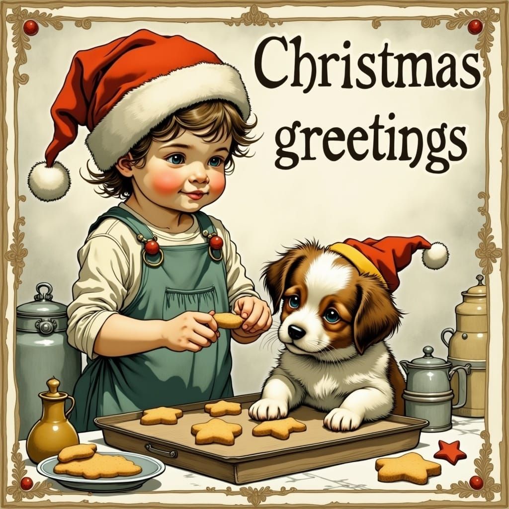 Christmas Greetings   by @Lourse 