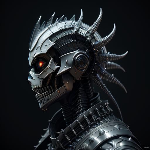 intricate mech details, ground level shot, 8K resolution, Ci...
