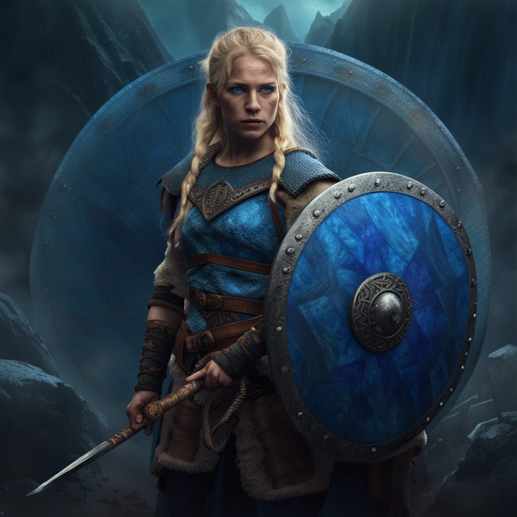 Shield Maiden - AI Generated Artwork - NightCafe Creator