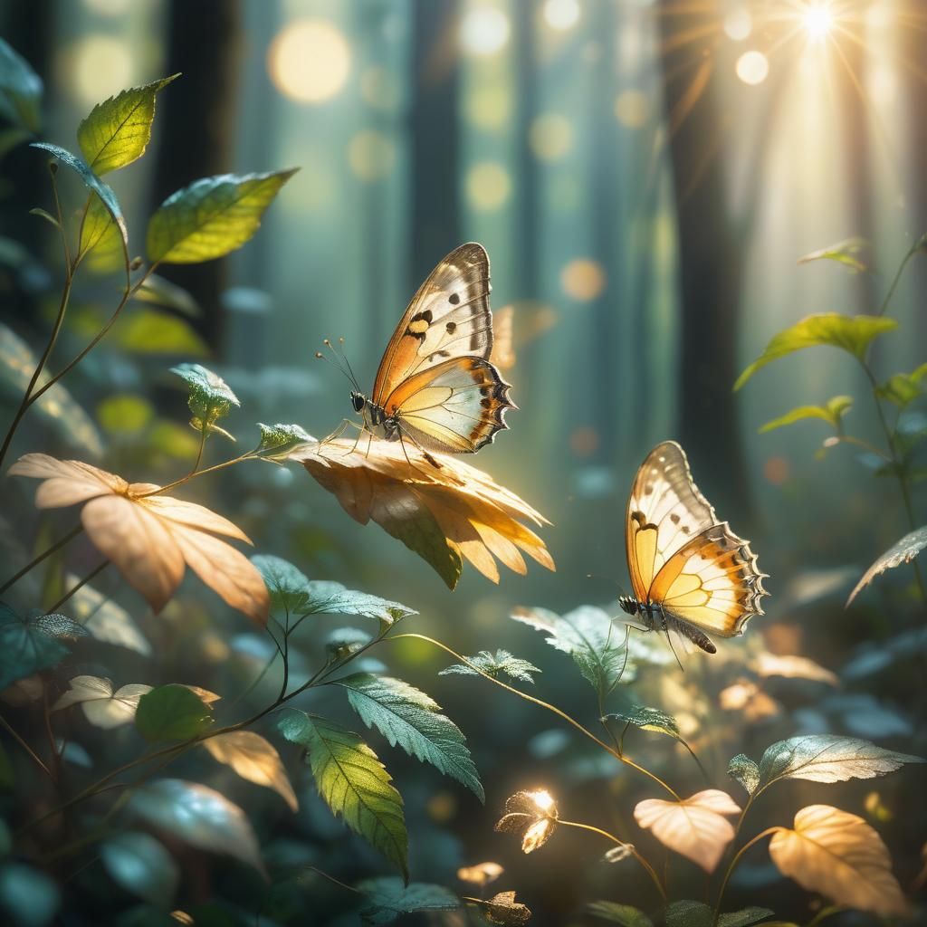 Two Butterflies  by @lionel