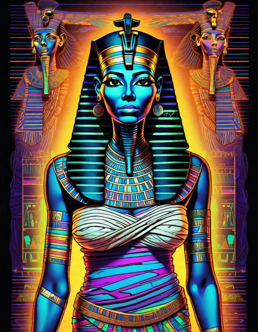 Glow like an egyptian - AI Generated Artwork - NightCafe Creator