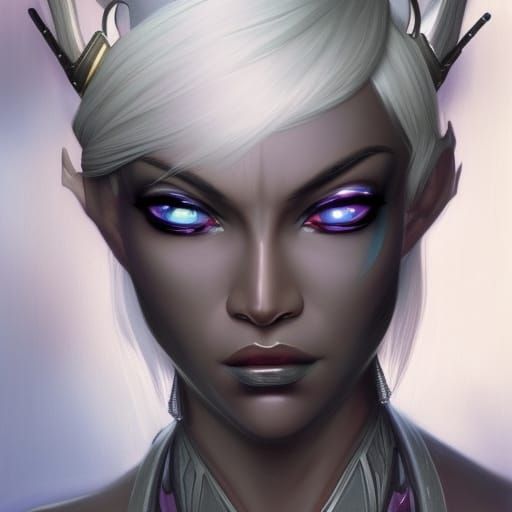 Cybernetic African Princess