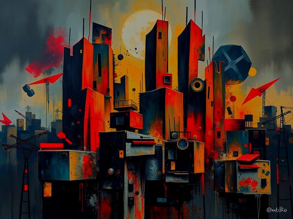 Dystopian urban decay  by @DavidP