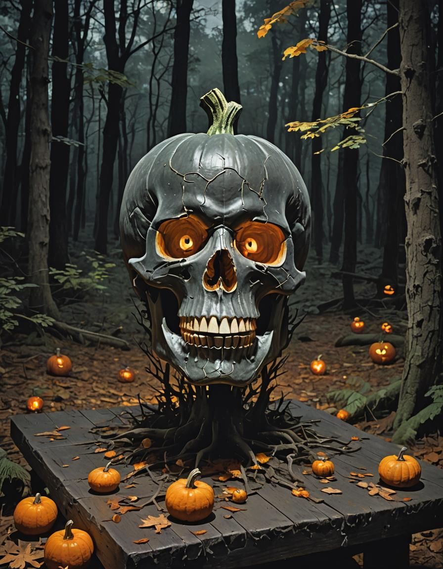 Pumpkin skull LP