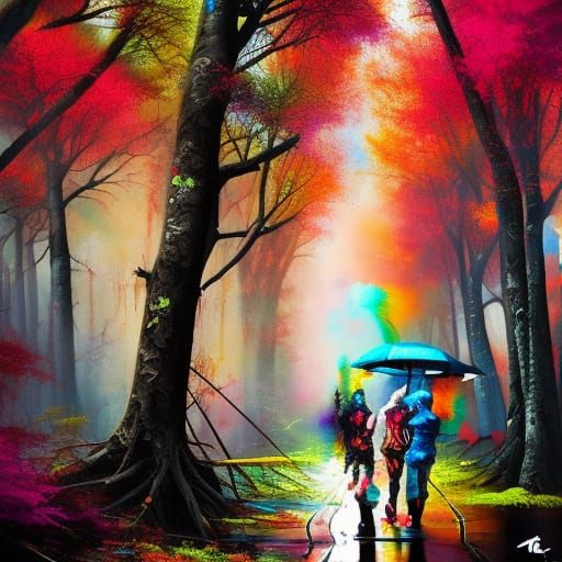 Walk in the rain