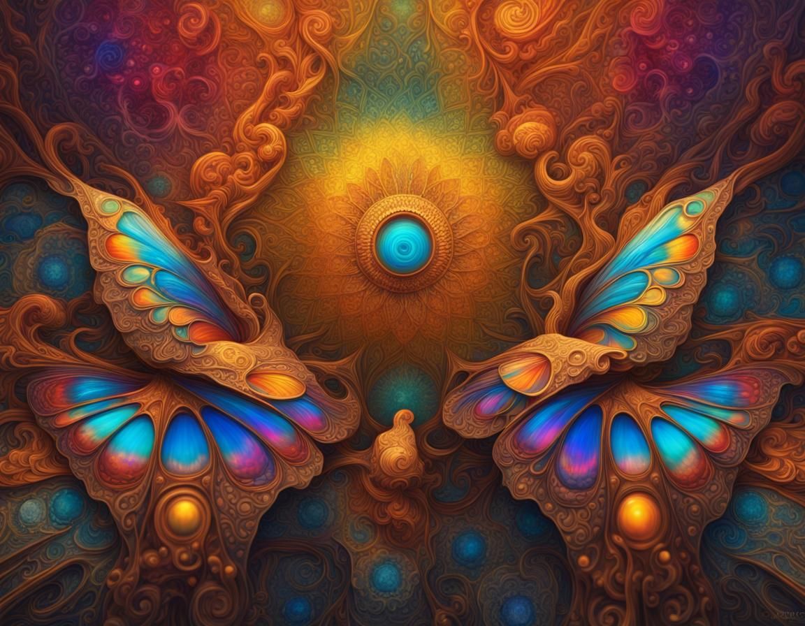 Psychedelic Butterflies